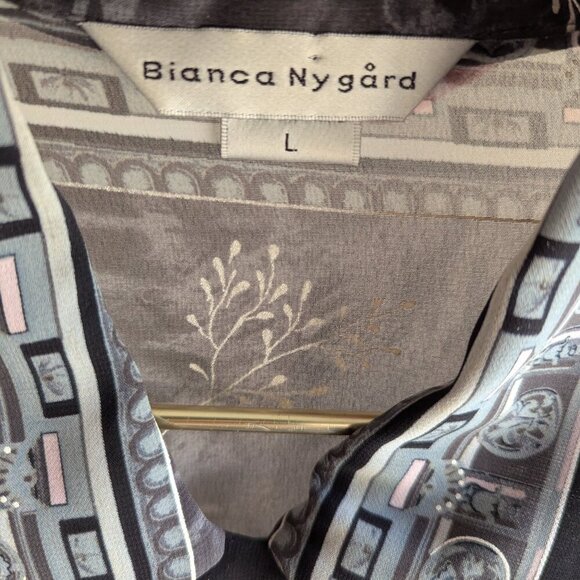 Bianca Nygard Boho print button down blouse - Picture 7 of 8